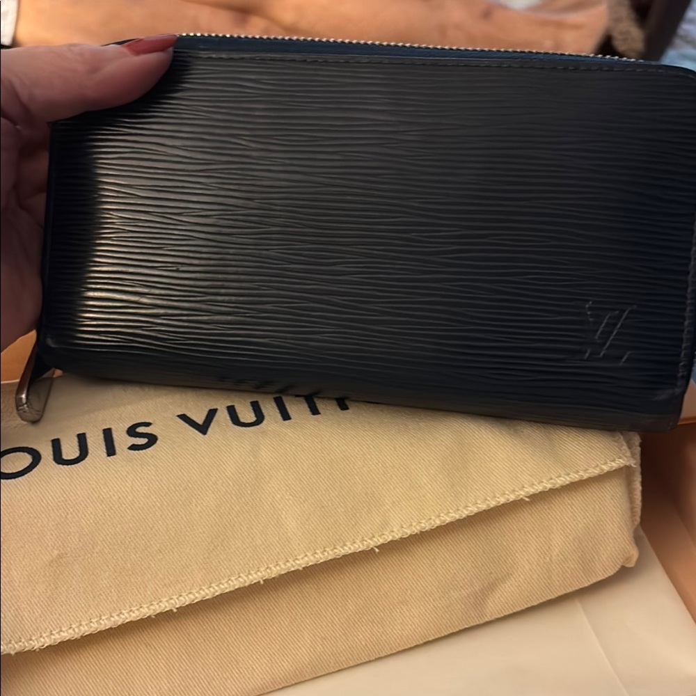 Louis Vuitton Black Epi Leather Wallet